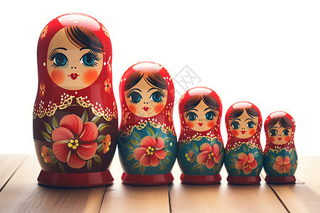 传统俄罗斯木偶图片