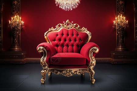 奢华复古的欧式座椅图片