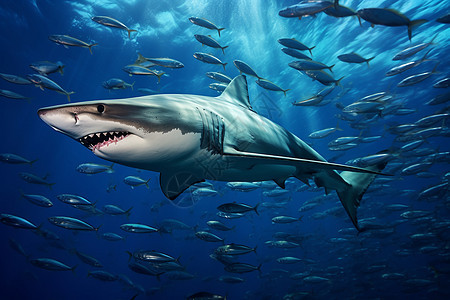 危险的鲨鱼图片
