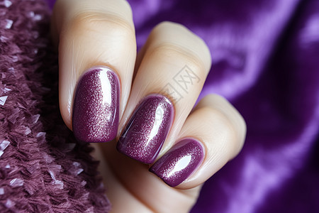 冬日紫色魅力背景图片