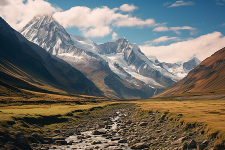 山水之间的风景图片