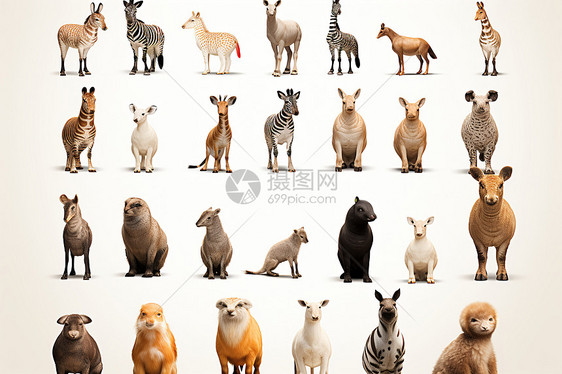 多种动物图片图片