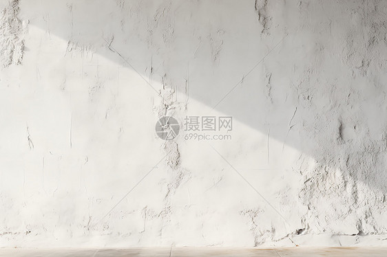 磨损的白色石灰墙壁图片