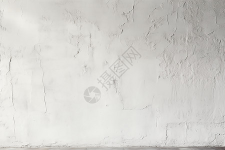 白色的粗糙石灰墙壁图片