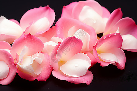 鲜嫩的玫瑰花瓣图片