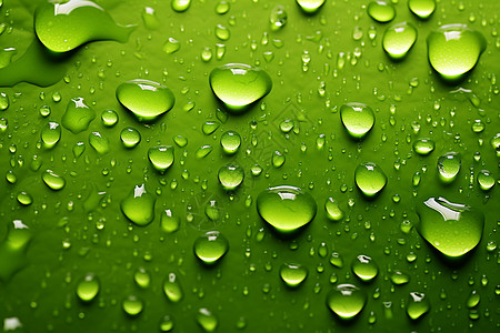 质感绿色绿色水滴背景背景