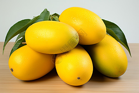 美味多汁的芒果背景图片