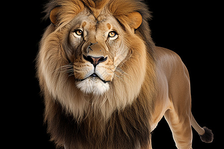 凶猛可怕的狮子背景图片
