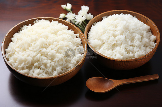 健康饮食的大米饭图片