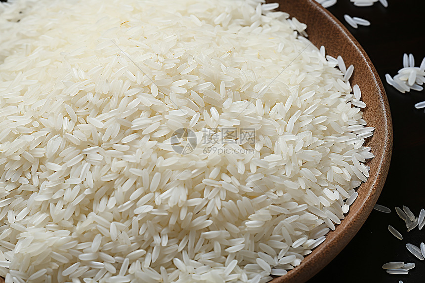 健康饮食的谷物大米图片