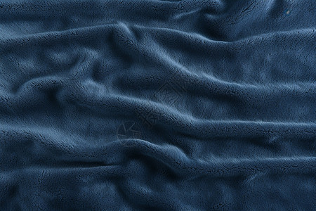 毛茸茸的蓝色毯子图片