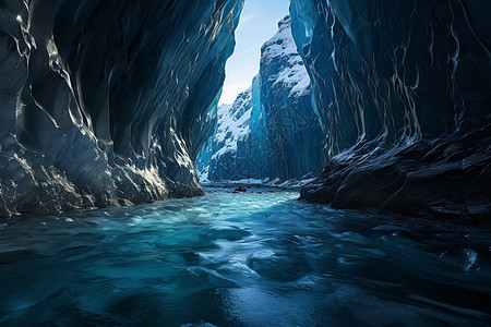 美丽的天然岩洞景观高清图片