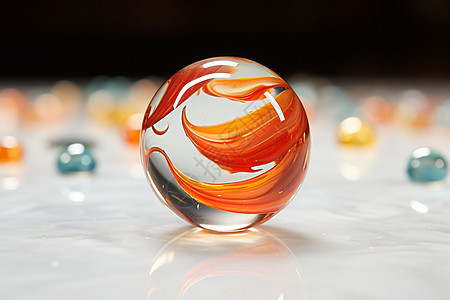 玻璃球之美图片