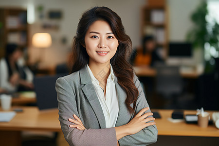 穿西服的女人穿西服的商务女性背景