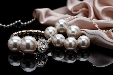 美丽的珍珠首饰图片