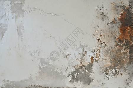 年久失修的水泥墙壁图片