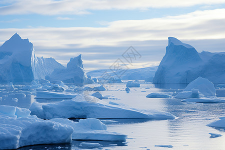 漂浮的冰山图片