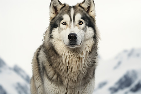 阿拉斯加雪橇犬图片