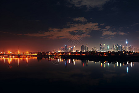 夜幕下的城市图片