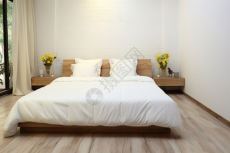 现代风格卧室的床图片