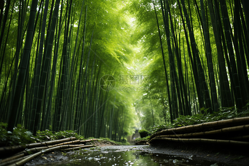 竹林之路图片