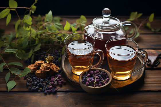 温馨的茶香图片