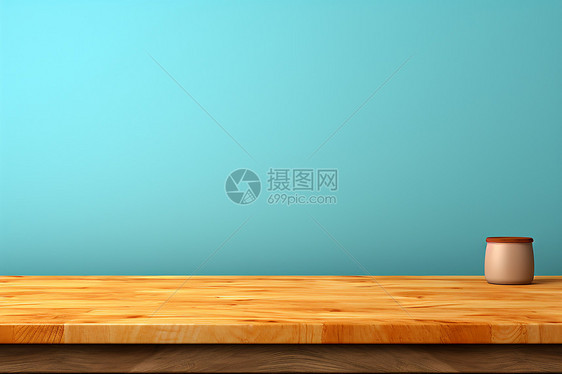 清新自然的木板背景图片