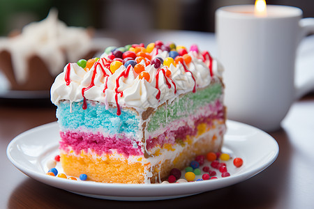美味的生日蛋糕图片