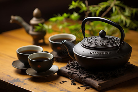 茶艺之美背景图片