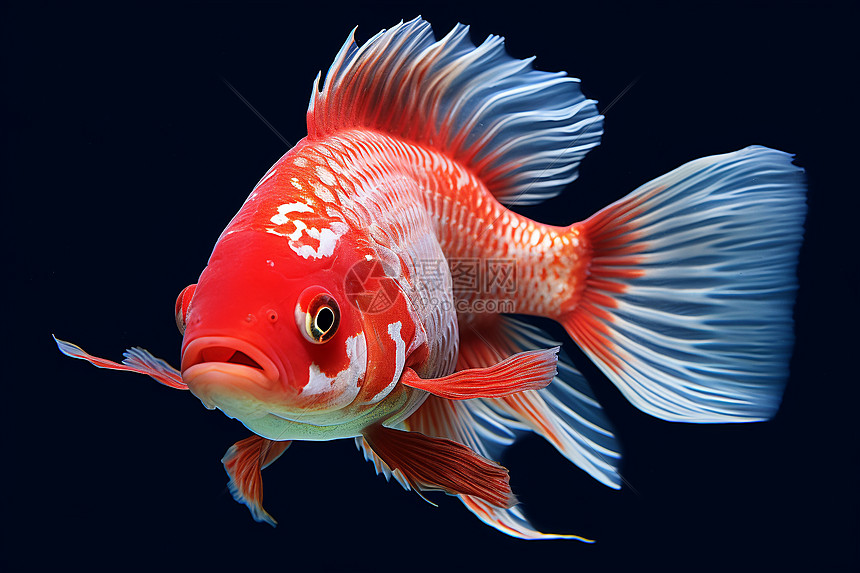 水下金鱼世界图片
