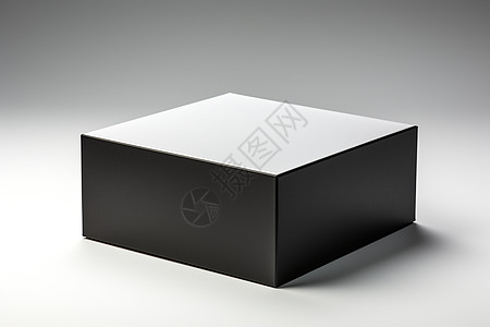 黑白包装方盒背景图片