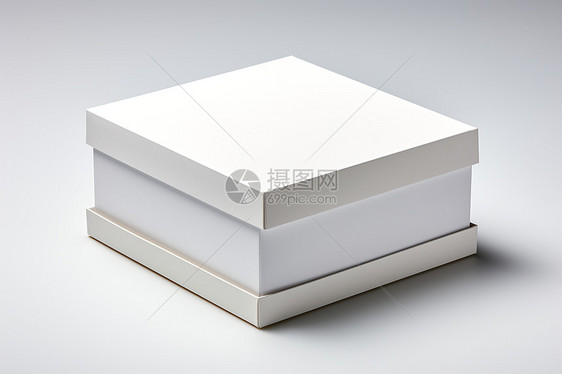 纯白包装盒图片