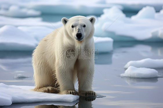 壮硕的北极熊图片