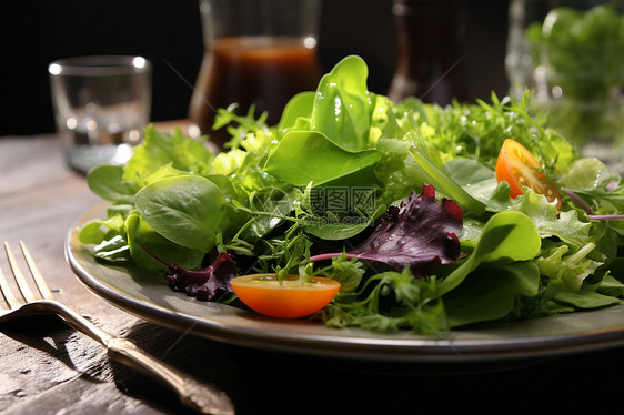 蔬菜沙拉食物图片