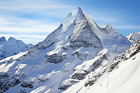 雪山湖泊雪山的美景背景