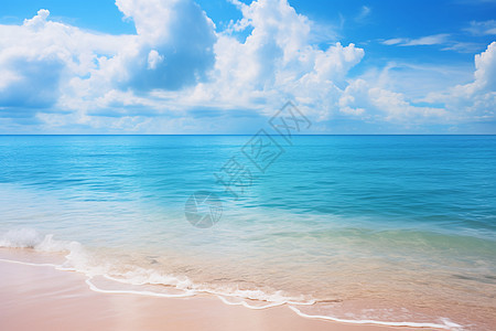 粉色沙滩背景图片