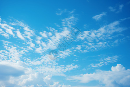美丽的蓝天白云景观图片