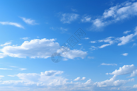 透彻的蓝天蓝天白云下的绝美景观背景