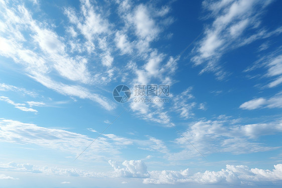 碧海蓝天的天空景观图片