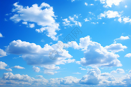 蔚蓝色的天空图片