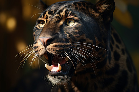 野生肉食动物的豹子图片