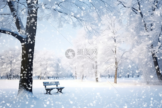 美妙雪景图片