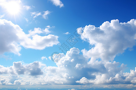 形状各异的云朵图片
