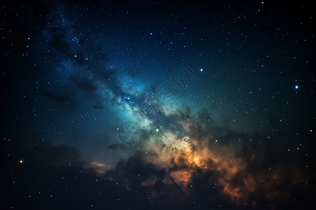 宇宙之夜背景图片