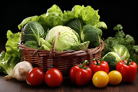 蔬菜丰收背景图片