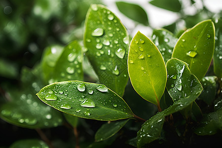 清新的春雨图片