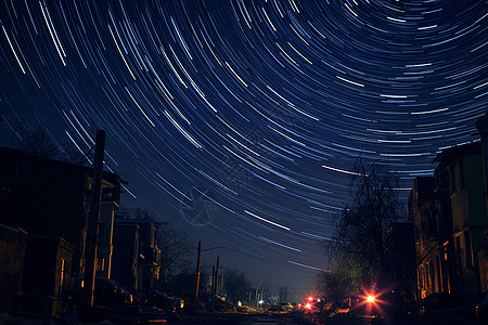 星轨之夜背景图片