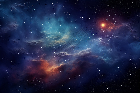 宇宙星云背景图片