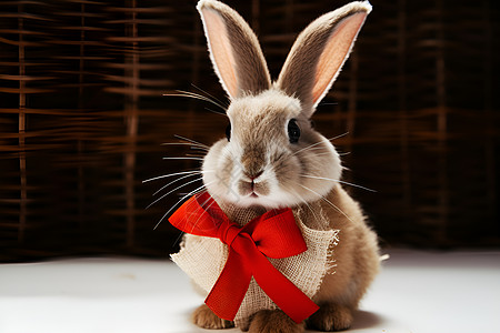 可爱搞笑的兔子背景图片