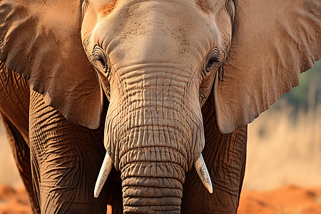 有象牙的大象图片